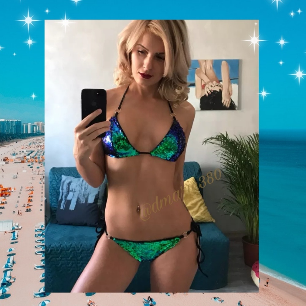 Host Pick 🥳🎉💋 New sexy Gorgeous sequins bathing suit - Picture 6 of 8